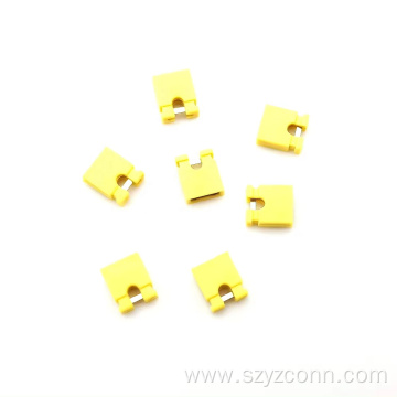 2.54mm Pitch Mini Jumper Cap Open Yellow